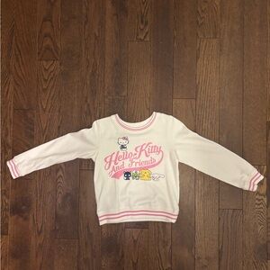 Hello Kitty Cream and Pink Kids Sweatshirt